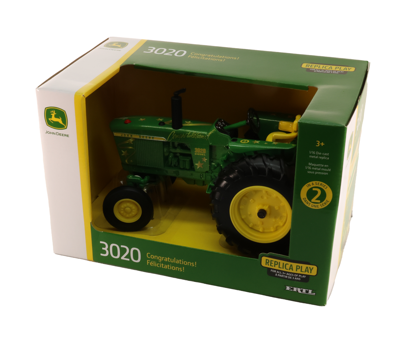 1/16 John Deere Celebration 3020 Tractor Toy - LP84516
