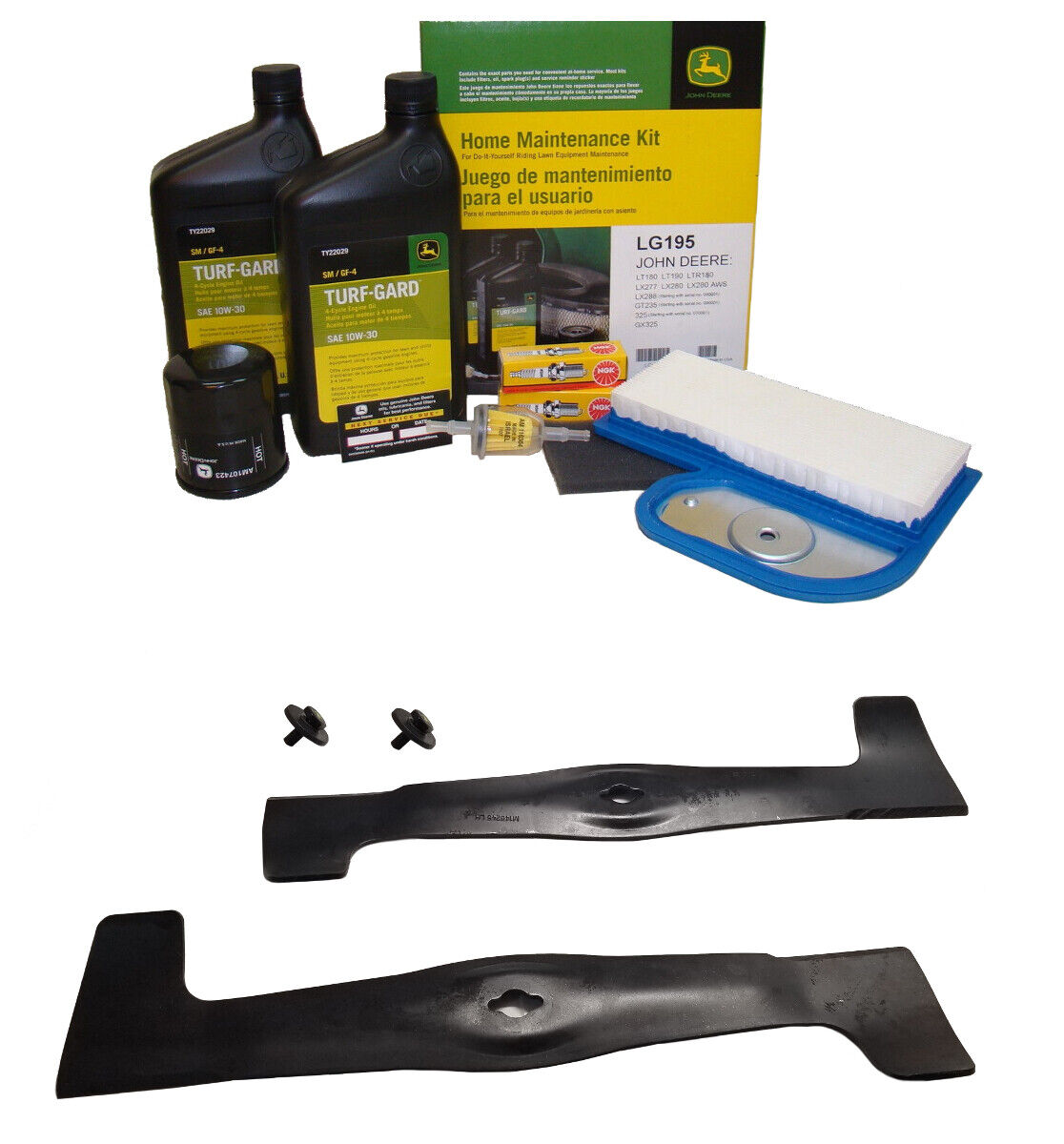 John Deere Original Equipment Model LTR180 Maintenance Kit & Standard Blades