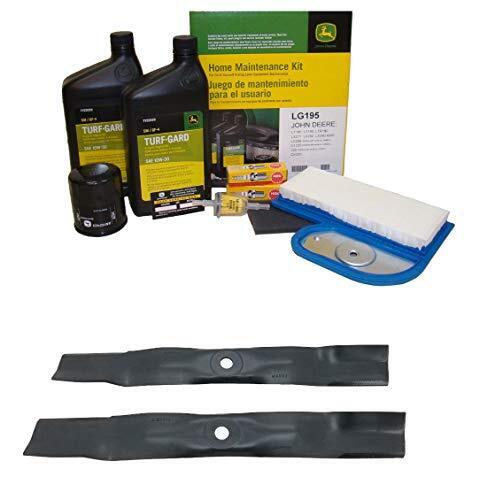 "John Deere Original Equipment Model LX277 Maintenance Kit + Standard Blades, 42C"" Mower Deck"