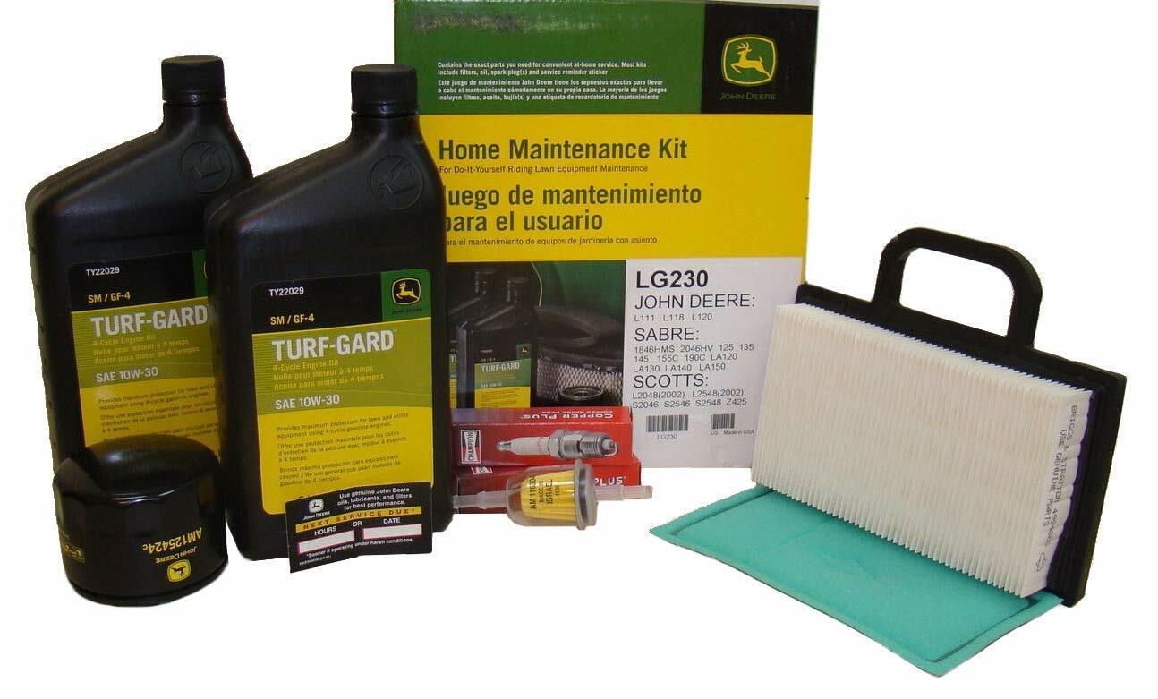 John Deere Original Equipment Model L118 Maintenance Kit + Highlift Blades