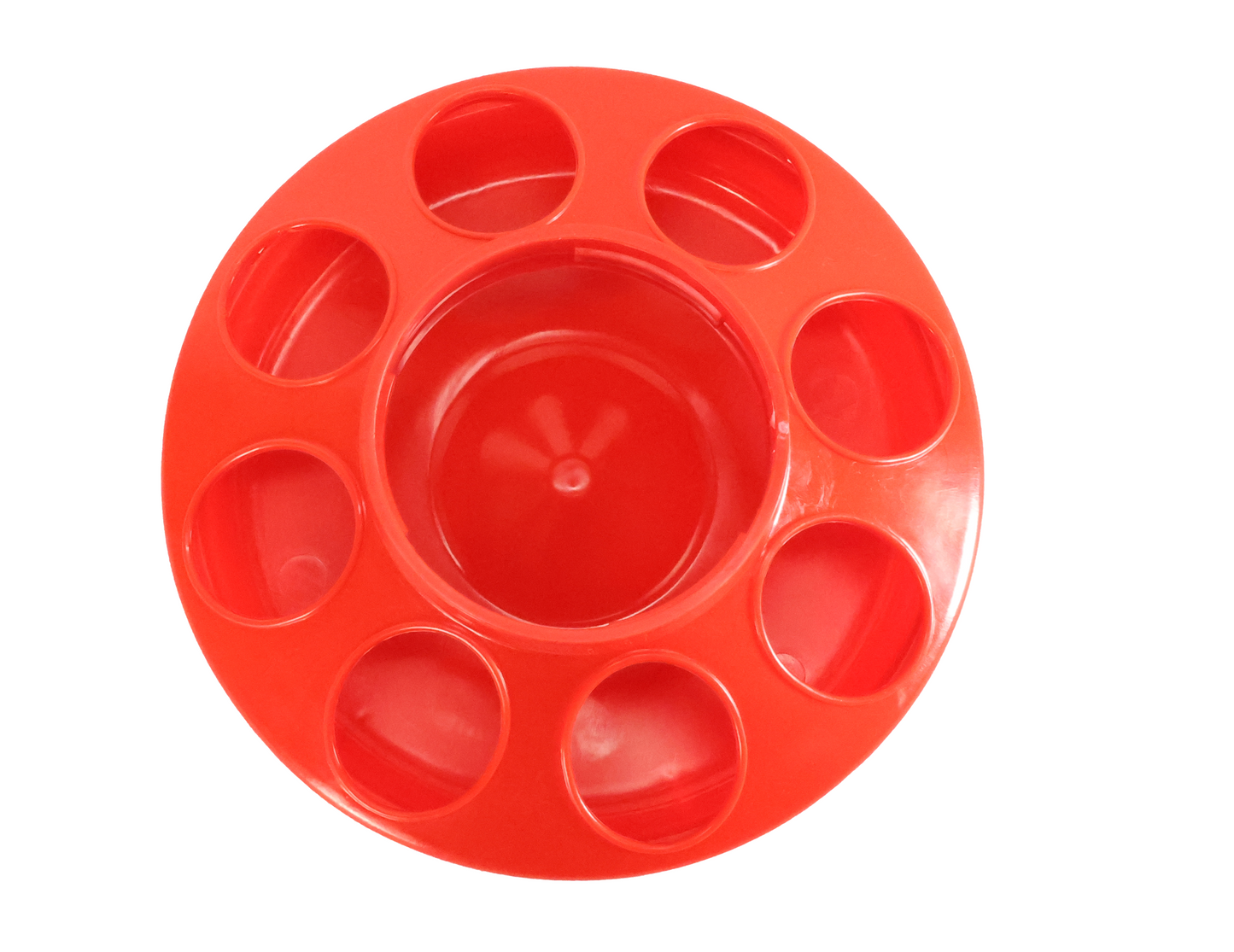 Little Giant Red 1 Quart Plastic Feeder Base - 806RED