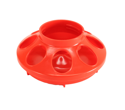 Little Giant Red 1 Quart Plastic Feeder Base - 806RED