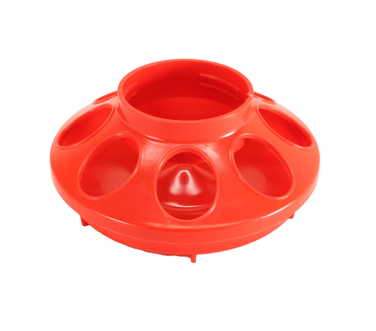 Little Giant Red 1 Quart Plastic Feeder Base - 806RED