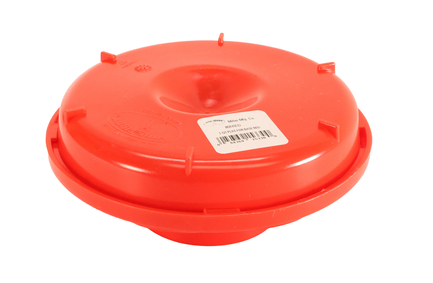 Little Giant Red 1 Quart Plastic Feeder Base - 806RED