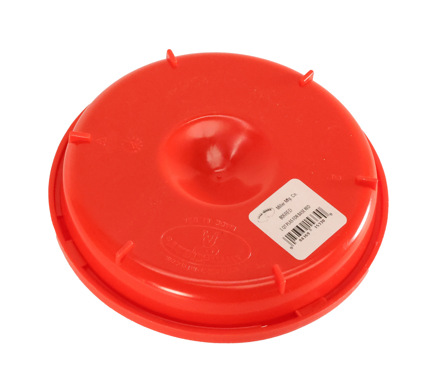 Little Giant Red 1 Quart Plastic Feeder Base - 806RED