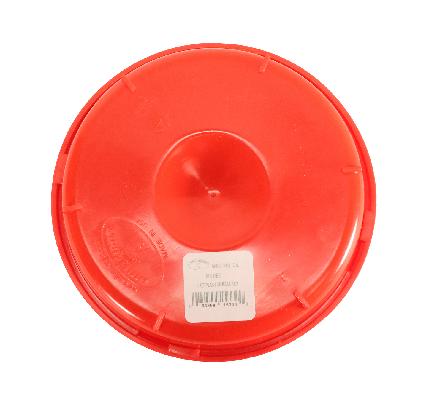 Little Giant Red 1 Quart Plastic Feeder Base - 806RED