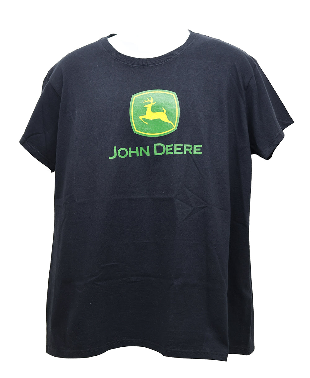 John Deere Ladies XL Black Trademark Short Sleeve T-Shirt - LP43300