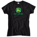 John Deere Ladies XL Black Trademark Short Sleeve T-Shirt - LP43300