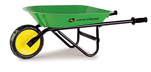 John Deere Green Steel Children's Wheel Barrow - LP68157