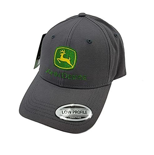 John Deere Charcoal Chino Hat/Cap - LP69061