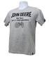 John Deere Boy's MEDIUM Gray Short Sleeve Shirt - LP70508