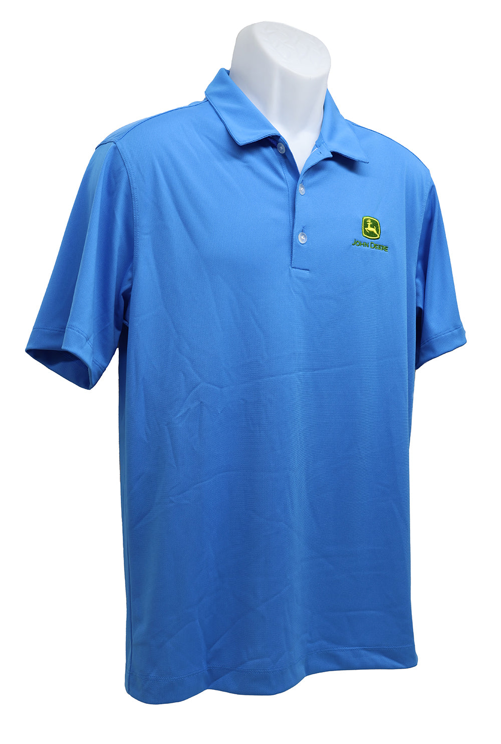 John Deere Men's MEDIUM Nike Blue Polo - LP77697