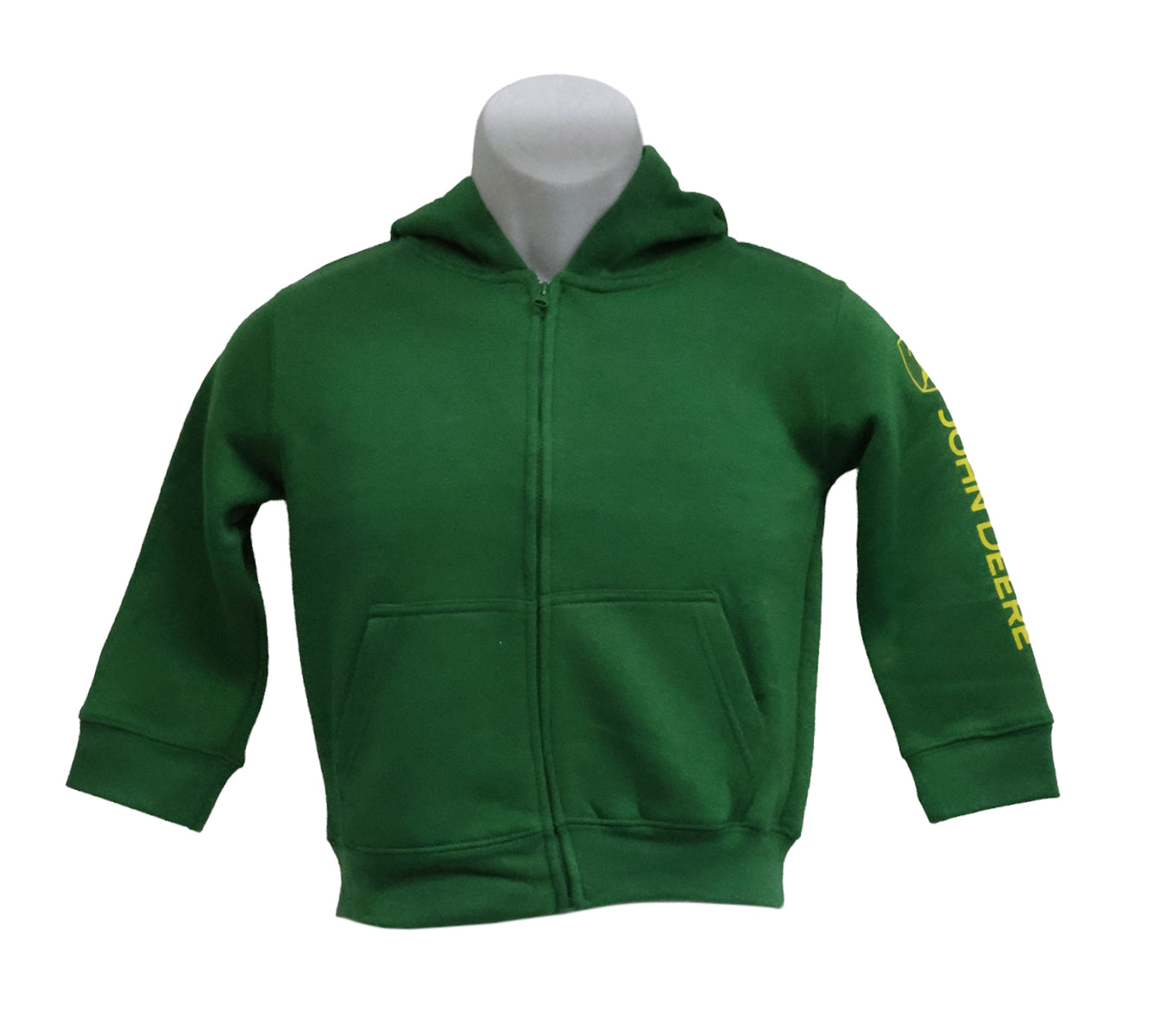 John Deere Toddler (SIZE 5/6) Green Full Zip Fleece - LP79038
