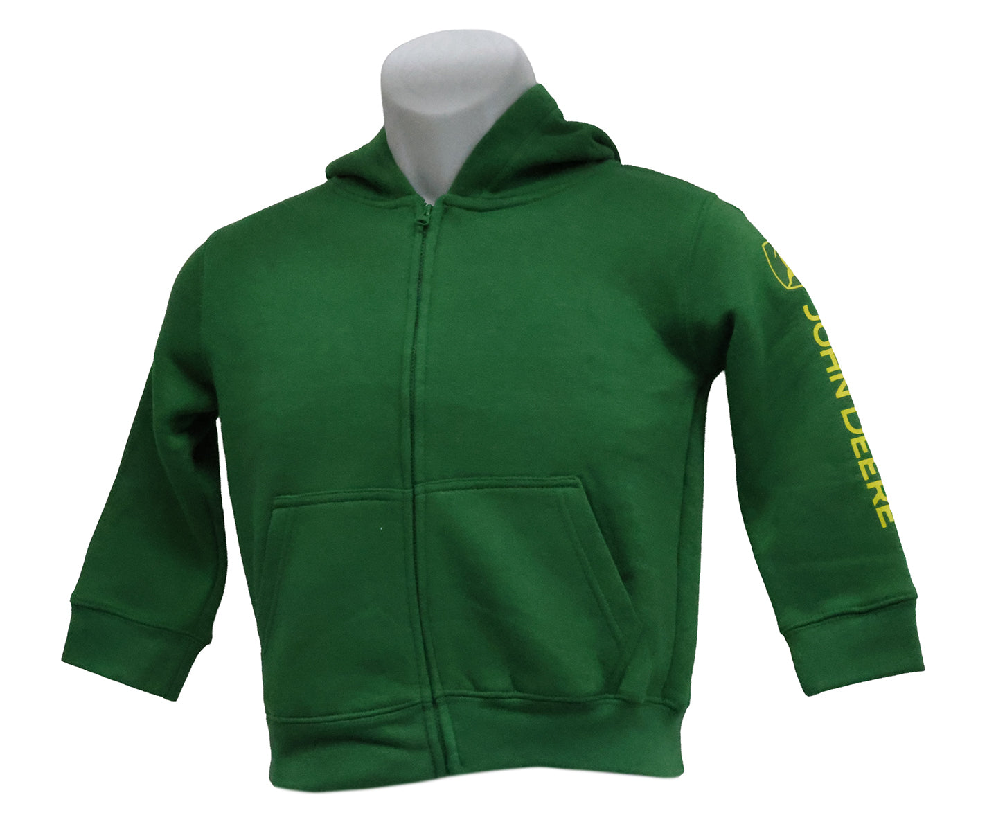 John Deere Toddler (SIZE 5/6) Green Full Zip Fleece - LP79038