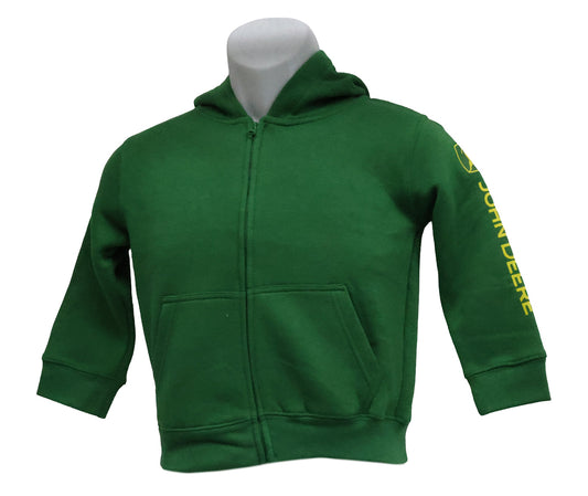 John Deere Toddler (SIZE 5/6) Green Full Zip Fleece - LP79038
