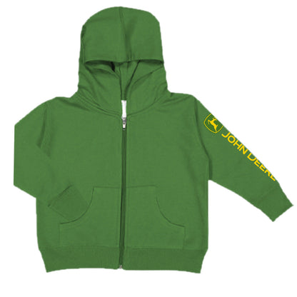 John Deere Toddler (SIZE 4T) Green Full Zip Fleece - LP79037