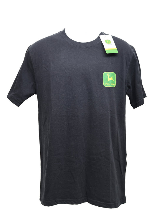John Deere Men's SMALL Short Sleeve Black Tee - LP82104