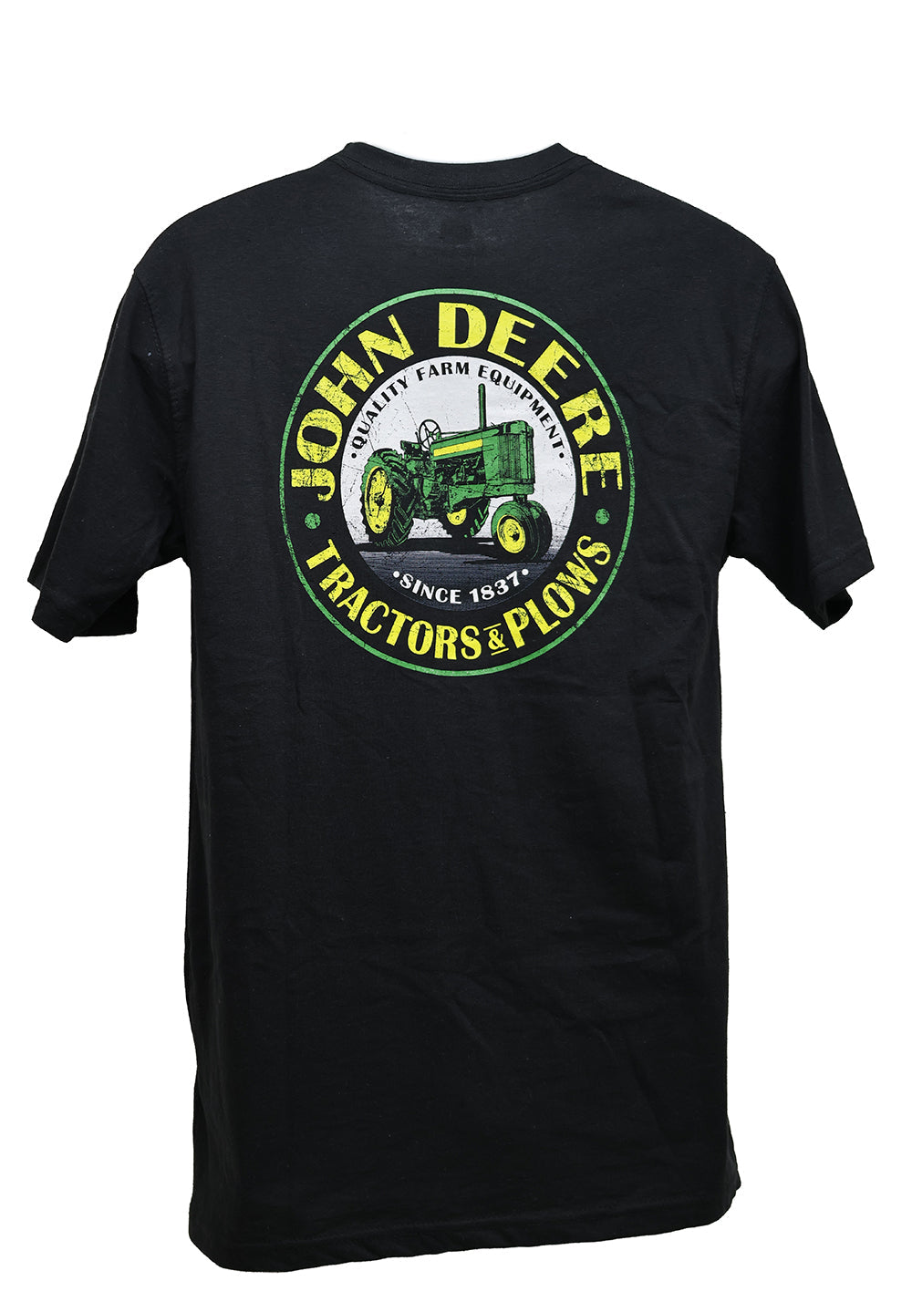 John Deere Men's XL Short Sleeve Black Tee - LP82102