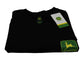 John Deere Men's SMALL Short Sleeve Black Tee - LP82104