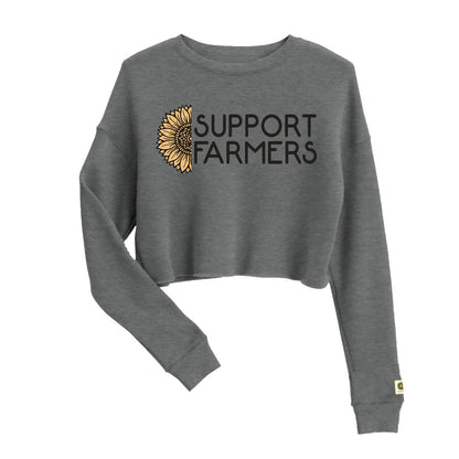 John Deere Ladies MEDIUM "Support Farmers" Crop Fleece - LP82212