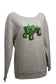 John Deere Ladies SMALL Watercolor Tractor Boatneck Sweatshirt - LP82256