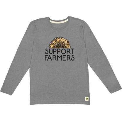 John Deere Ladies SMALL "Support Farmers" Long Sleeve Tee - LP82324