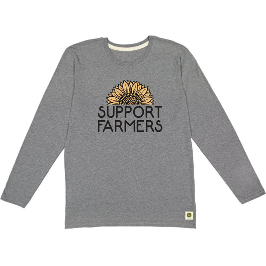 John Deere Ladies XL "Support Farmers" Long Sleeve Tee - LP82325