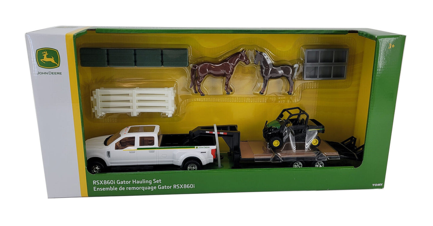 1/32 John Deere RSX860i Gator Hauling Set Toy - LP82784