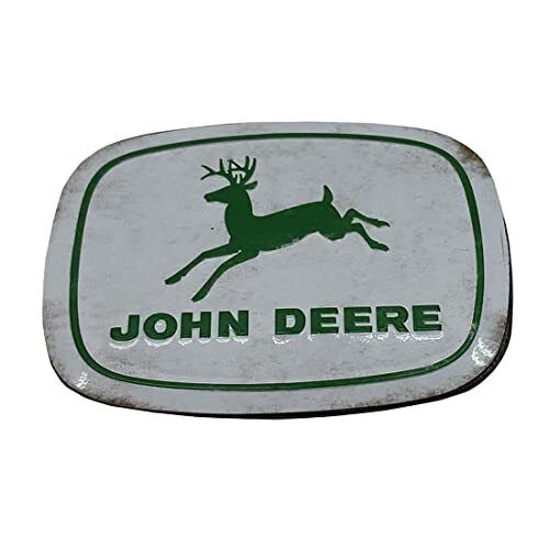 John Deere Logo Rustic Metal Magnet - LP82964