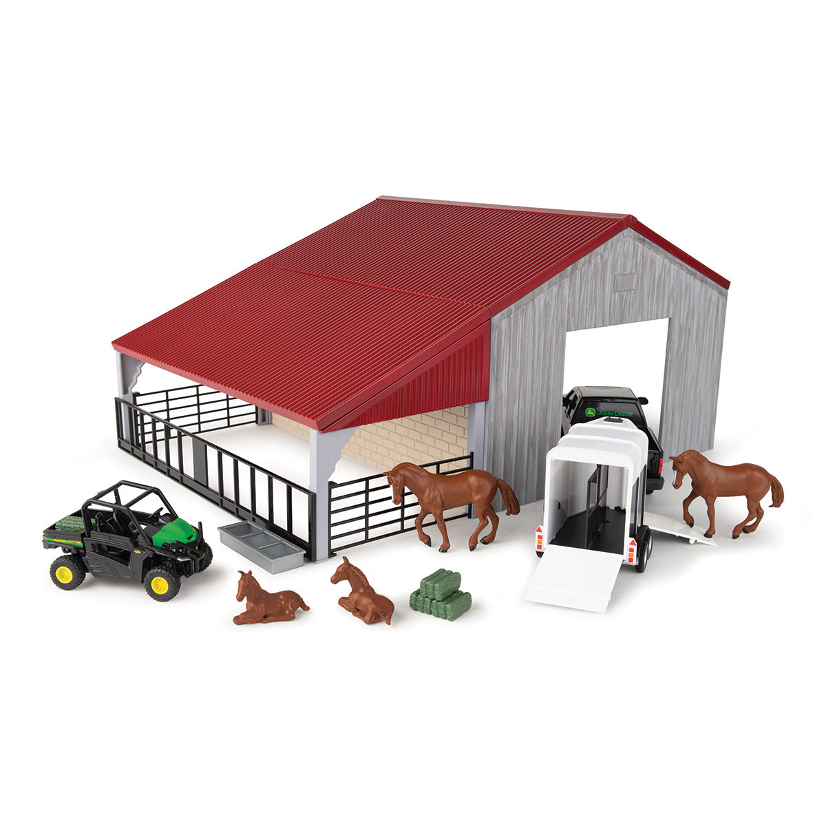 1/32 John Deere Weathered Barn Playset Toy - LP84318