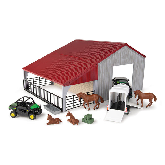 1/32 John Deere Weathered Barn Playset Toy - LP84318