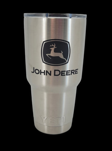 John Deere 30-oz Yeti stainless steel tumbler