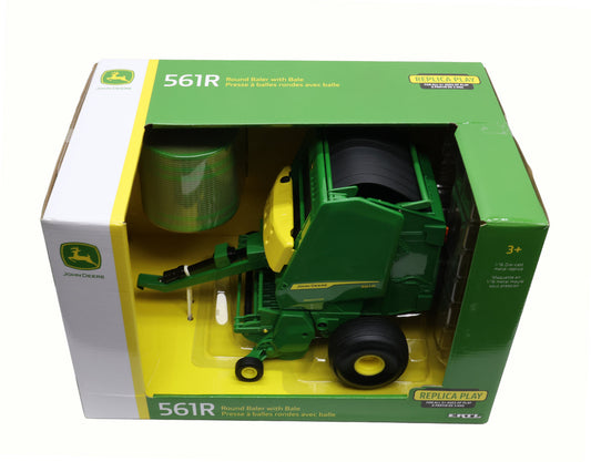 1/16 John Deere 561R Round Baler with Bale Toy - LP84370