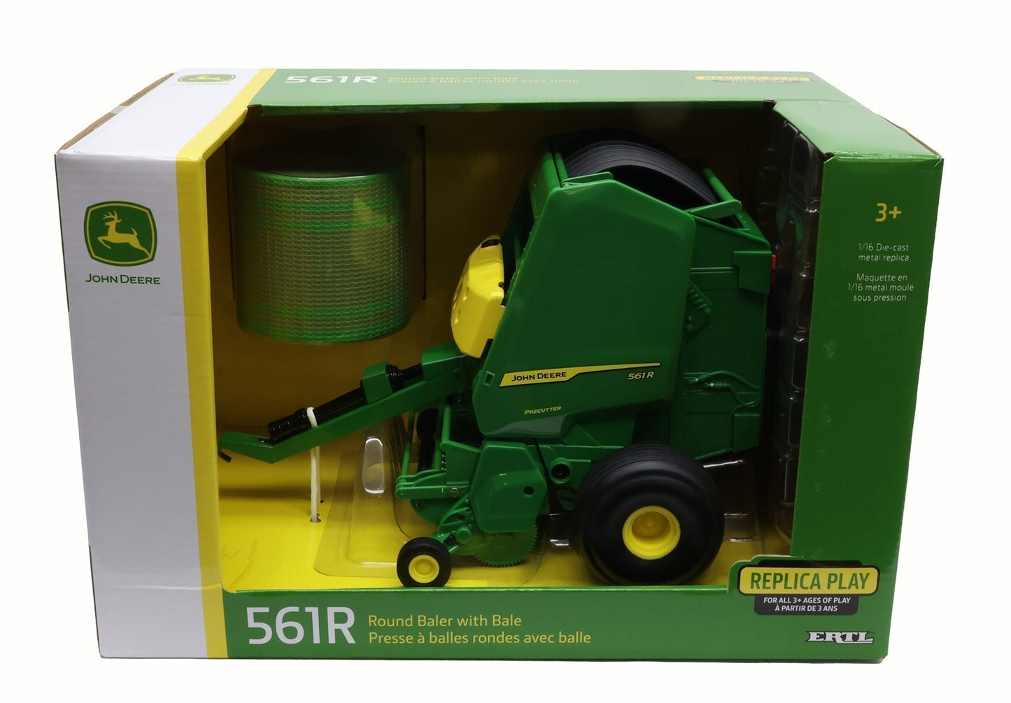 1/16 John Deere 561R Round Baler with Bale Toy - LP84370