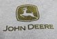 John Deere Ladies SMALL Gray Hoodie with Gold Glitter Logo - LP85223