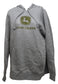 John Deere Ladies SMALL Gray Hoodie with Gold Glitter Logo - LP85223