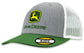 John Deere Youth Moline 112 Heather Gray/Green/White Mesh Back Hat/Cap - LP86080