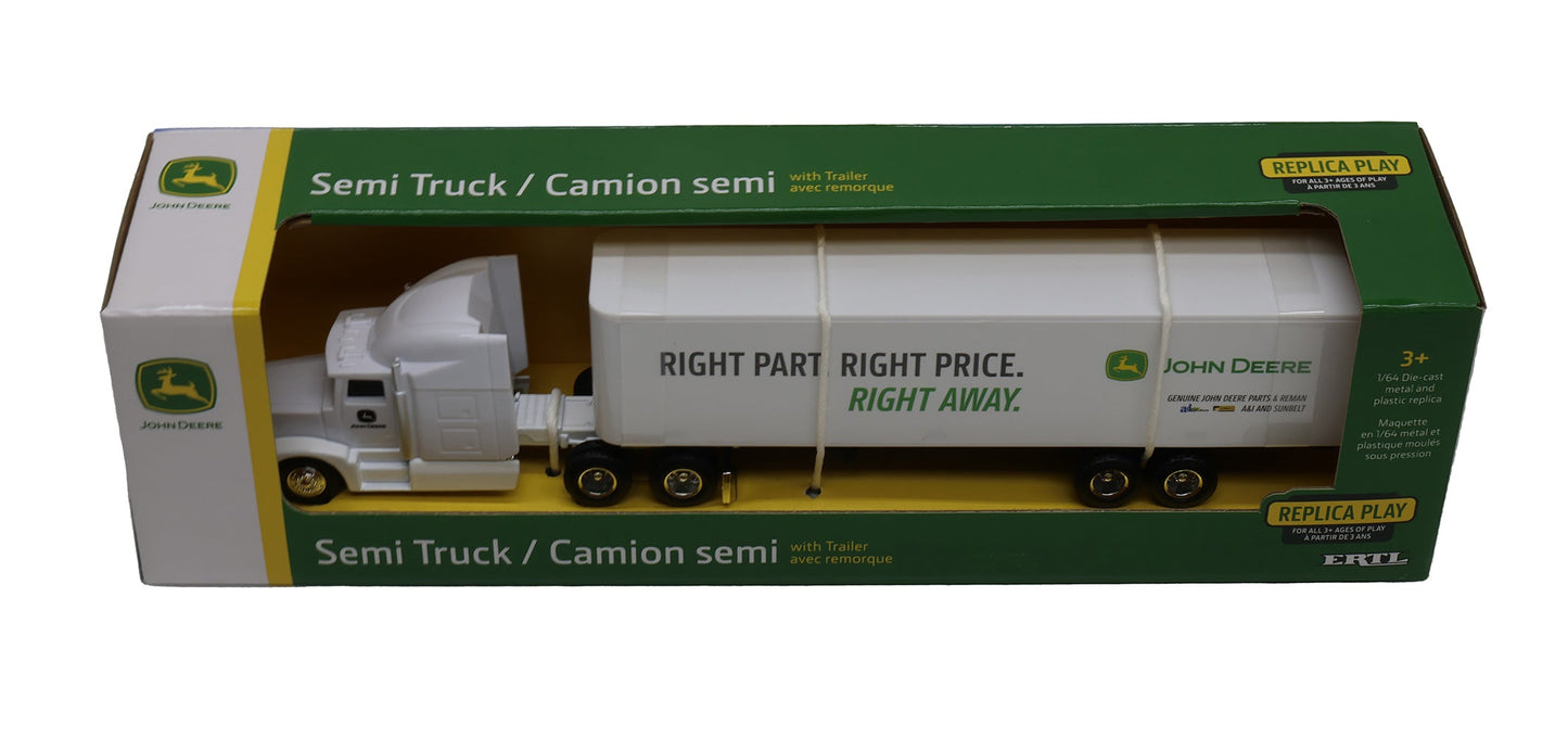 1/64 John Deere Parts Semi Truck Toy - LP86739