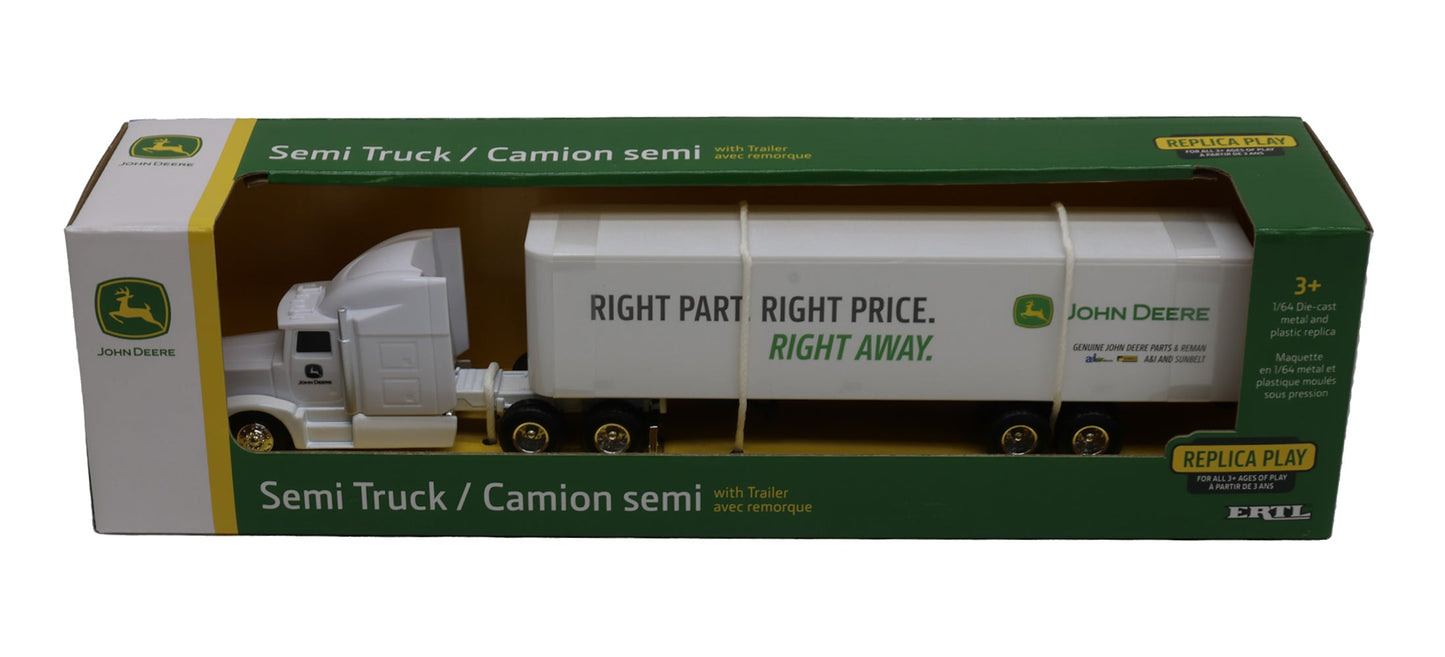 1/64 John Deere Parts Semi Truck Toy - LP86739