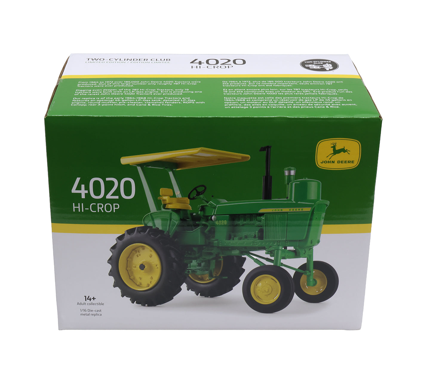1/16 John Deere 4020 Hi-Crop LIMITED EDITION Tractor Toy - LP86756