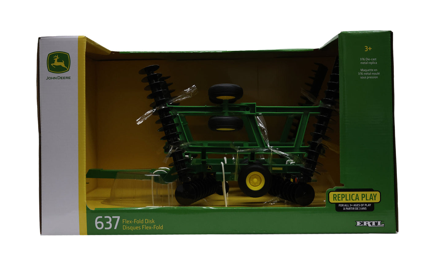 1/16 John Deere 637 Flex-Fold Disk Toy - LP86769