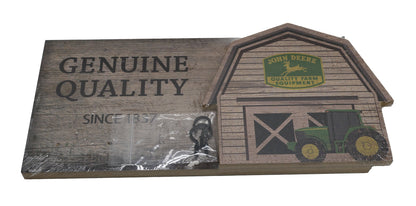 John Deere Wooden Key Holder Sign - LP86788