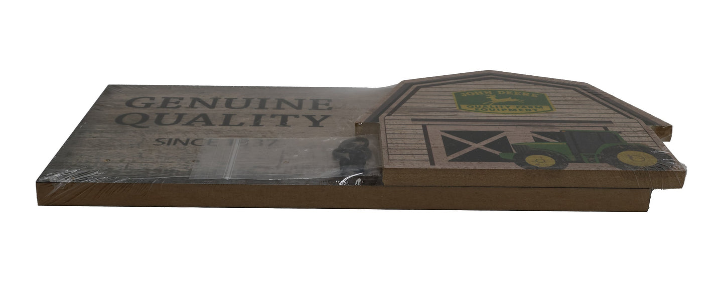 John Deere Wooden Key Holder Sign - LP86788