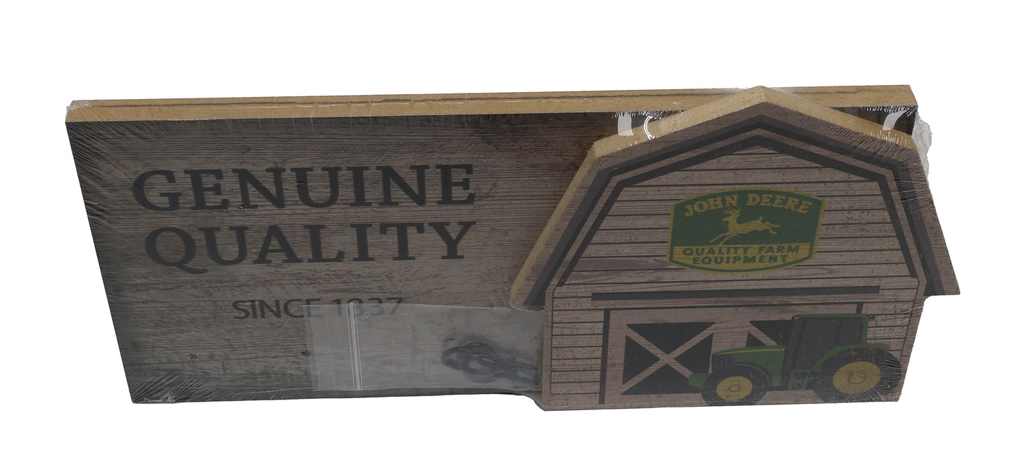 John Deere Wooden Key Holder Sign - LP86788