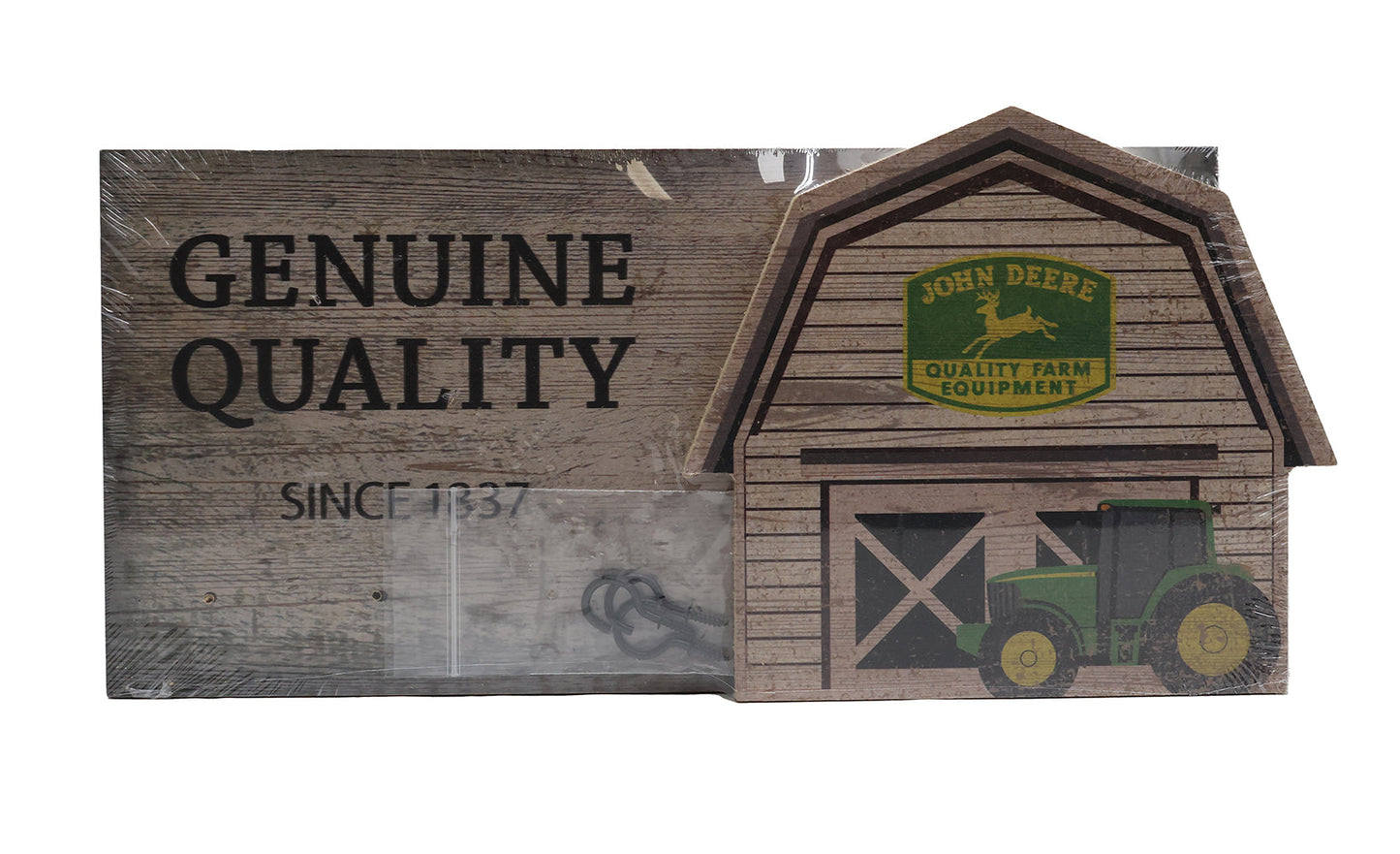 John Deere Wooden Key Holder Sign - LP86788