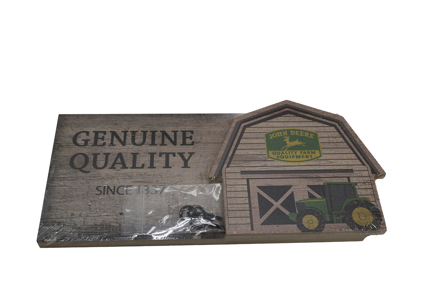 John Deere Wooden Key Holder Sign - LP86788