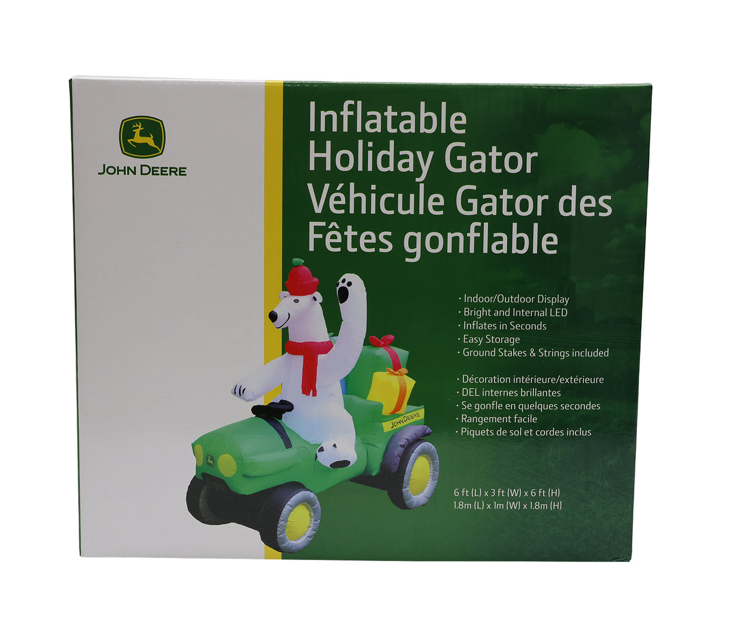 John Deere Gator Inflatable with Polar Bear - LP87142