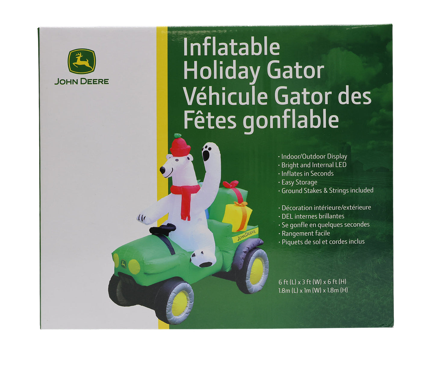 John Deere Gator Inflatable with Polar Bear - LP87142