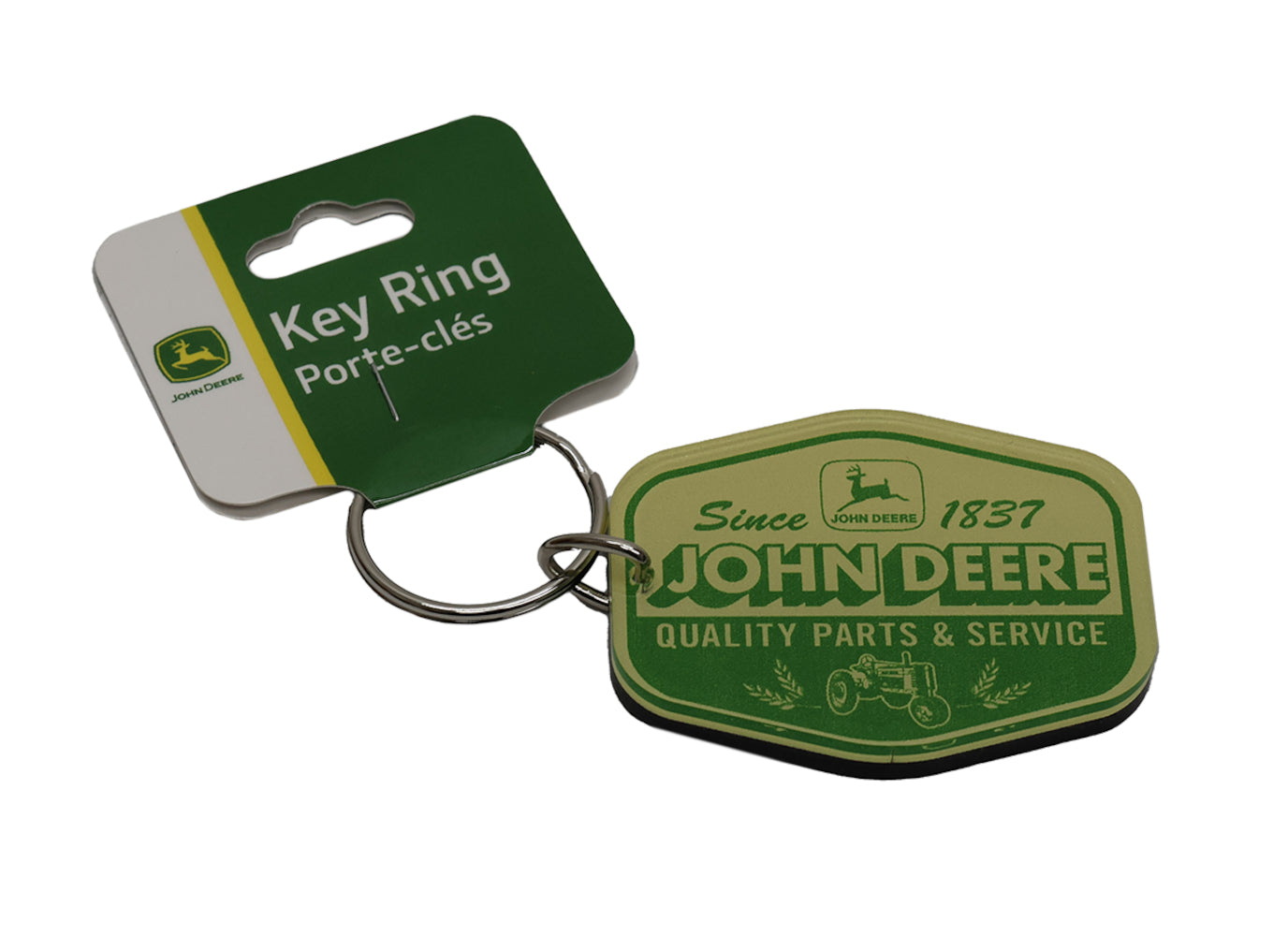 John Deere Retro Badge Premium Key Ring - LP87271