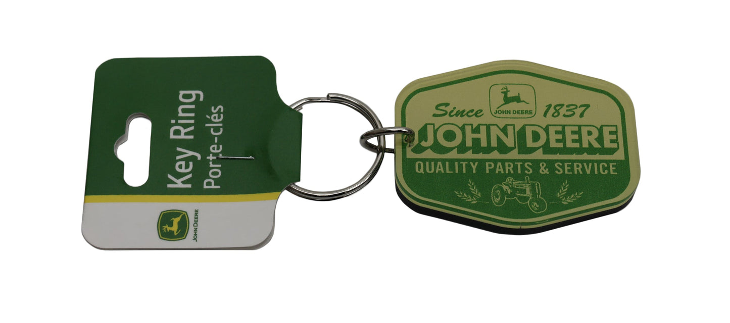 John Deere Retro Badge Premium Key Ring - LP87271